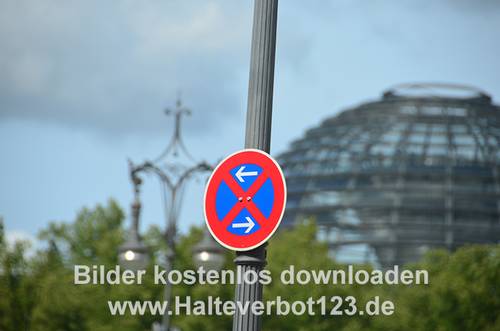 Verkehrszeichen absolutes Halteverbot in beide Richtungen